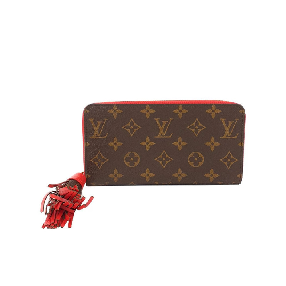 Louis Vuitton Monogram Zippy Wallet Round Zipper Long